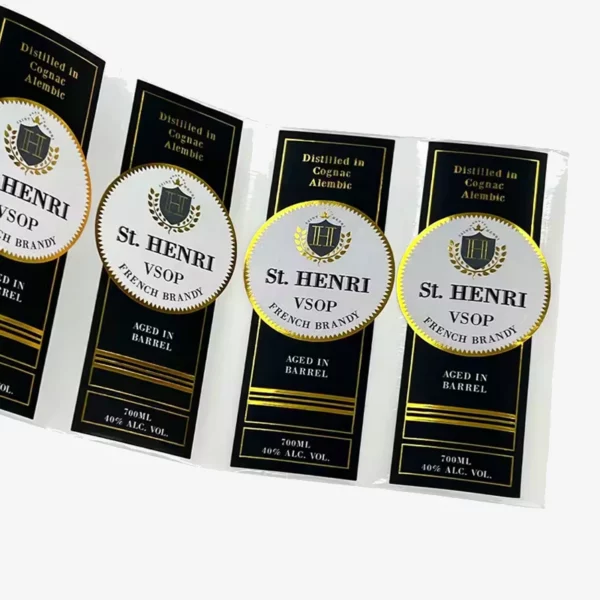 Custom Waterproof Logo Printing Packaging Labels