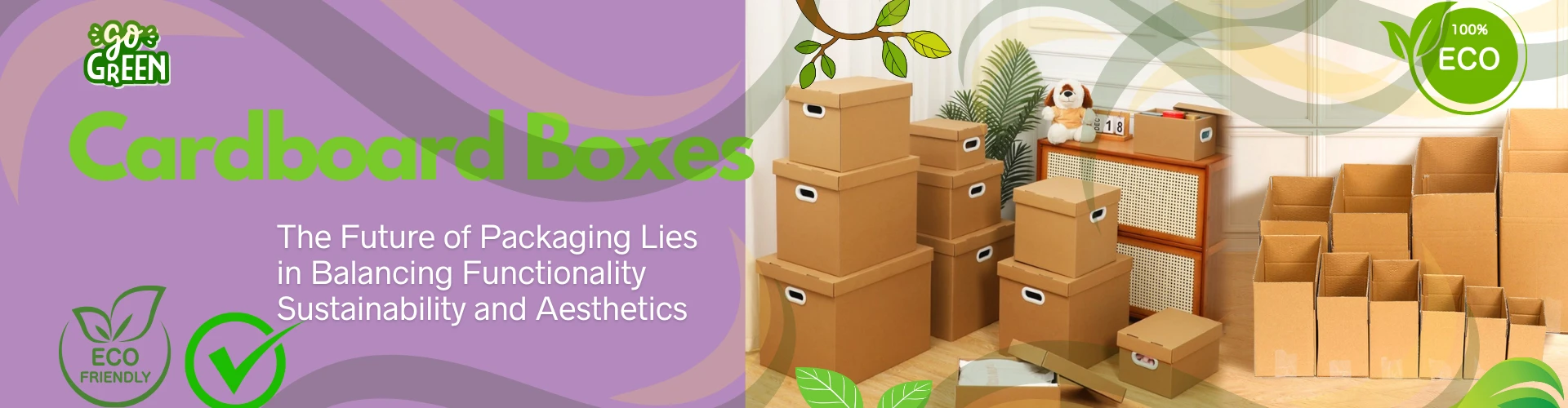 cardboard boxes