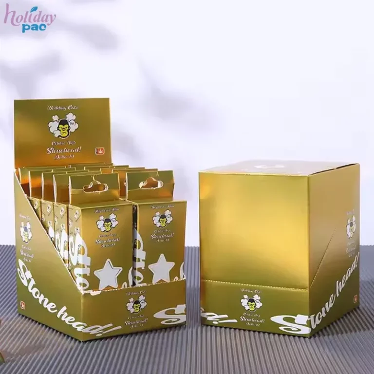 Bespoke Cardboard Folding Shelf Display Boxes for E-Liquid Packaging