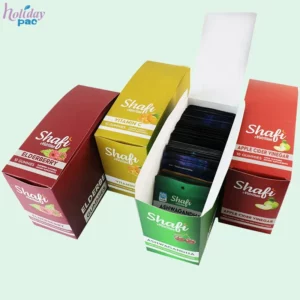 Custom Retail Shelf Ready Display Packaging Box with Header for Gummies Candy