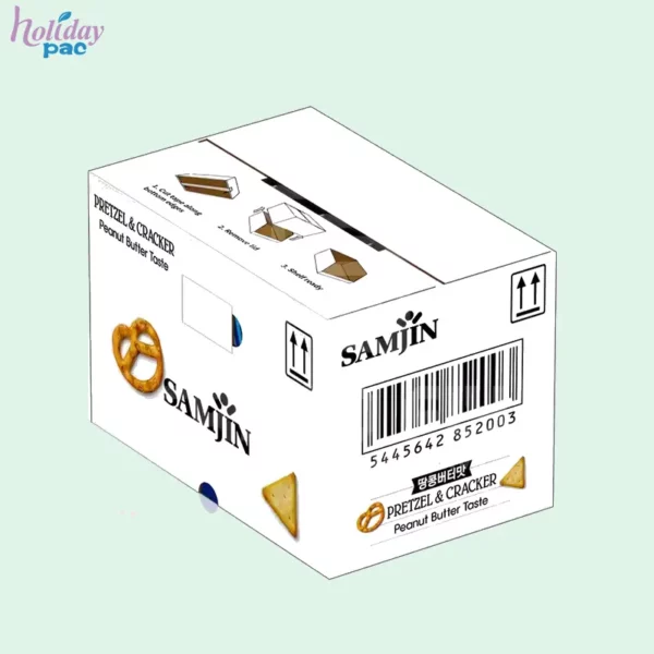 Custom Shelf Ready Packaging with Carton Hood for Cracker 3