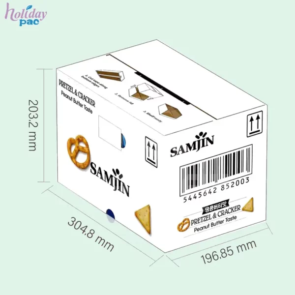 Custom Shelf Ready Packaging with Carton Hood for Cracker 4