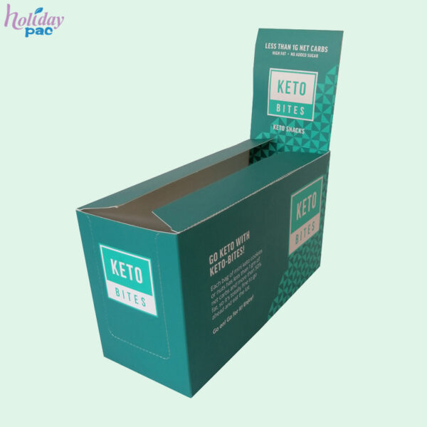 Shelf Ready Packaging with Lid-Header for Cosmetics 2