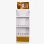 Custom 3 Shelf Cardboard Display with Holes for Wine 5