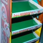 Custom Cardboard 5 Shelf Free Standing Display Unit for Pet Products 3