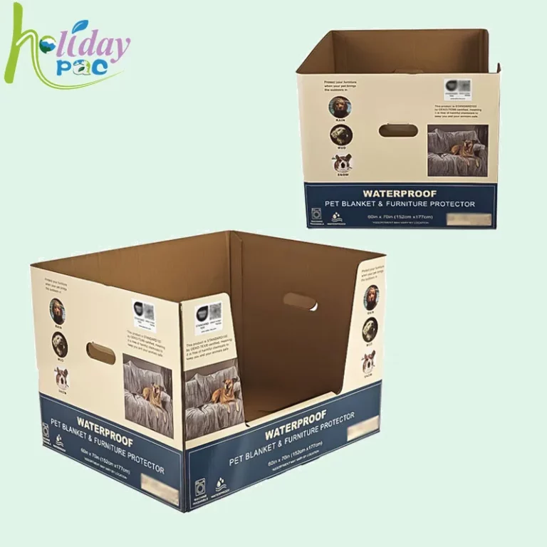 Custom Printed Sam's Club Carton Stackable Display Trays for Blanket
