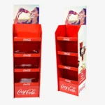Heavy Duty Assembly Free Custom Beverages Floor Paper Cardboard Display Stand For Drinks 3