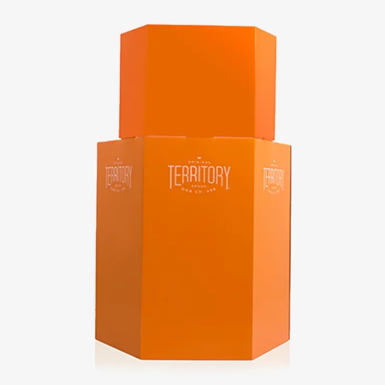 Hexagon POS Square Cardboard Dump Bins for Pet Food in Supermarket