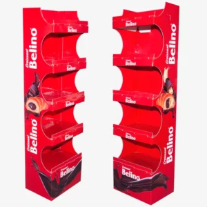 5 Tier POS Snack Product Carton FSDU Display Stand 1