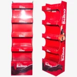 5 Tier POS Snack Product Carton FSDU Display Stand