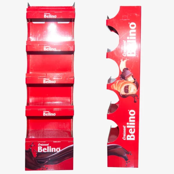 5 Tier POS Snack Product Carton FSDU Display Stand 3
