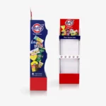 Custom Portable Cardboard Retail Display with 3 Tier for Sugar Biscuits 4