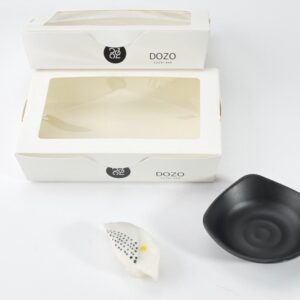 Eco-Friendly Kraft Sushi Bento Box with Window by Holidaypacfactory