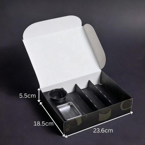 Holidaypacfactory customized printing food grade disposable paper sushi box image 7