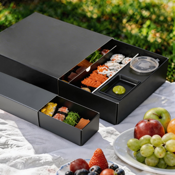 Holidaypacfactory luxury biodegradable sushi drawer box image 6