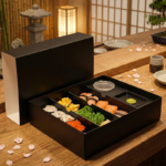 Holidaypacfactory luxury biodegradable sushi drawer box image 2