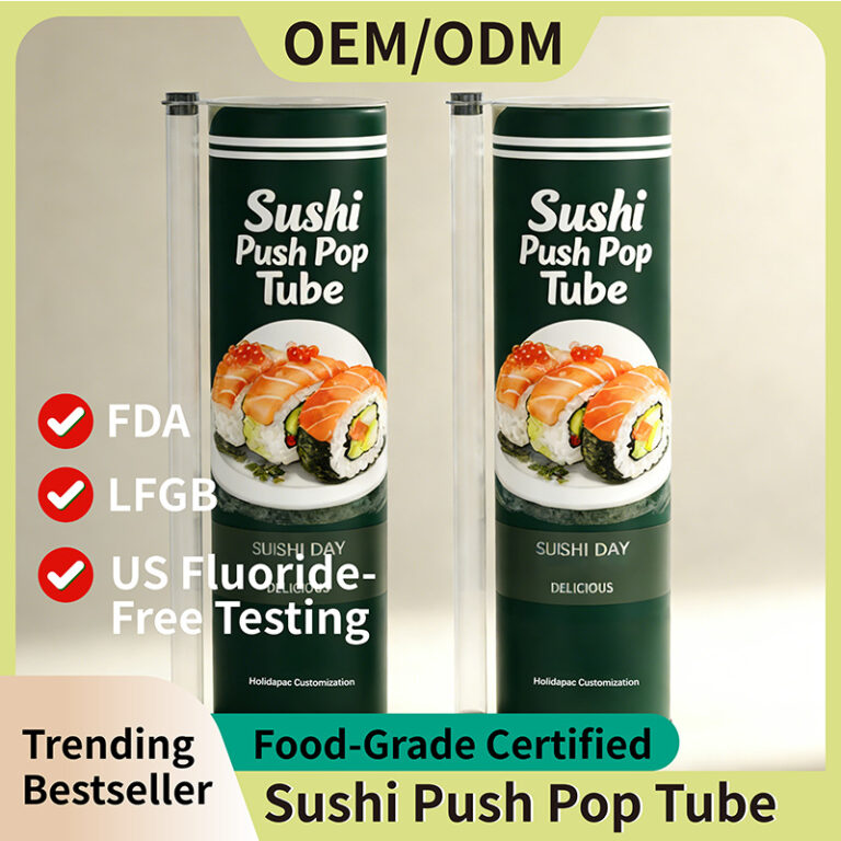 cylinder sushi box