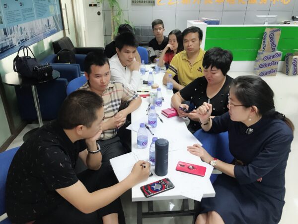 Holidaypac Battle Wolf Sales Team meeting with international clients - professional packaging consultants
