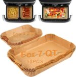 Holidaypacfactory Air Fryer Parchment Paper 446F 230C Heat Resistant Disposable Liner