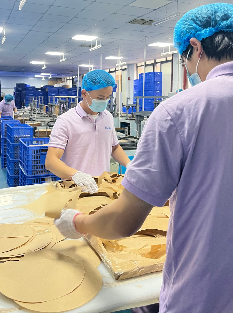 Holidaypacfactory bulk wholesale soup oil paper production line in Xiamen