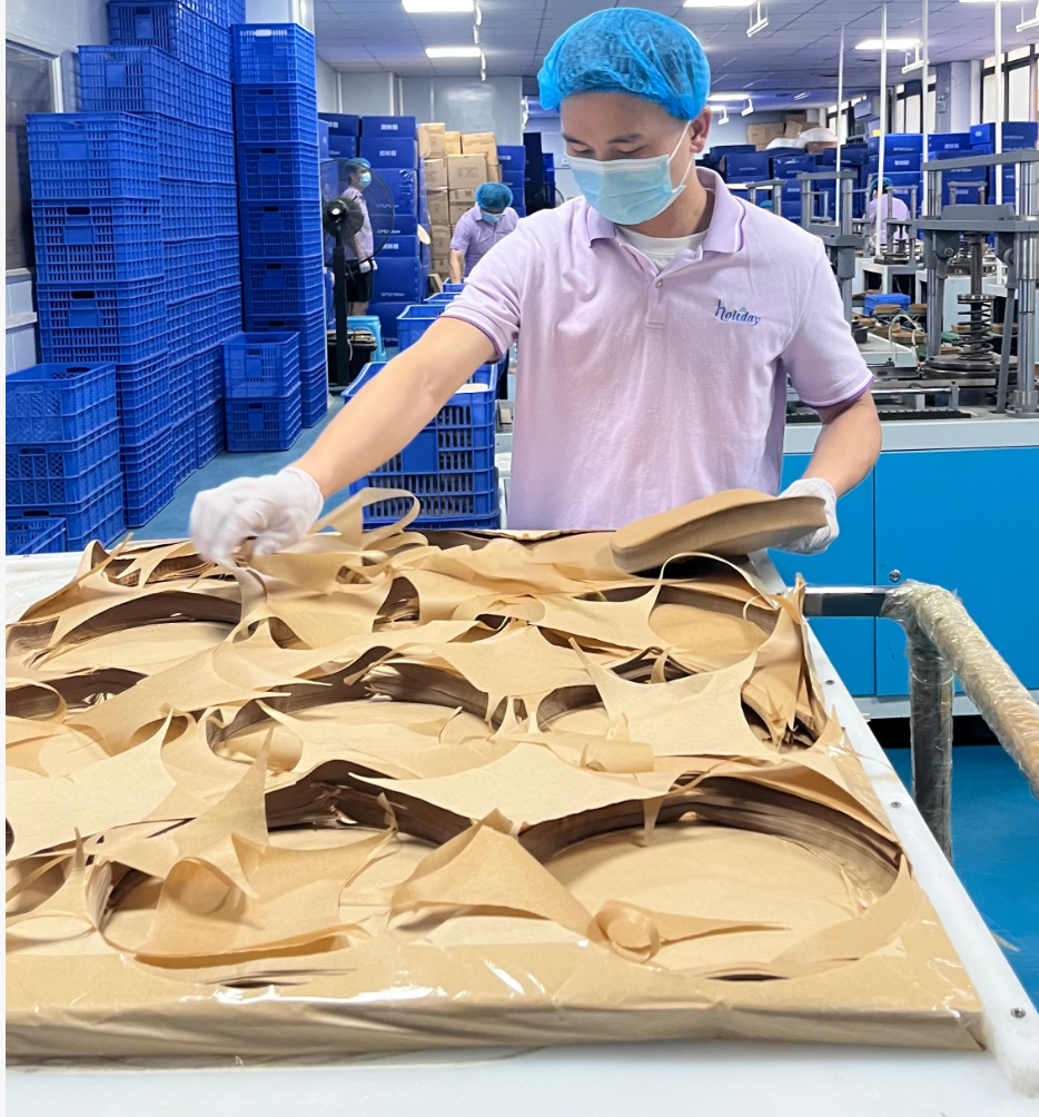 Holidaypacfactory factory QC grease paper inspection food-safe standards