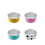 Holidaypacfactory Foil Cups Multi Shape Fluted Baking