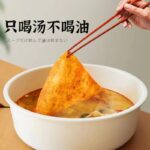 Holidaypacfactory hot pot grease skimming paper for spicy broth