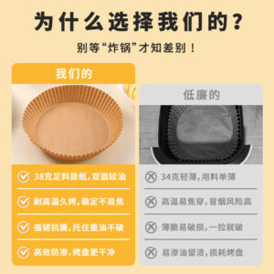 Holidaypacfactory Oven Baking Paper Double-Sided Silicone Parchment