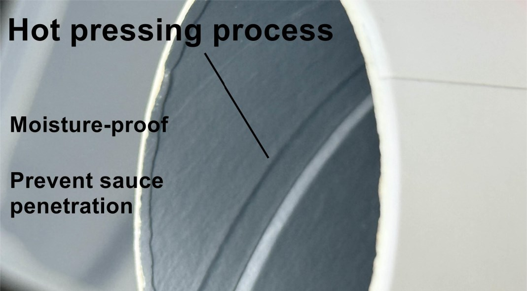 Hot pressing process aluminum foil lining moisture-proof sauce penetration prevention