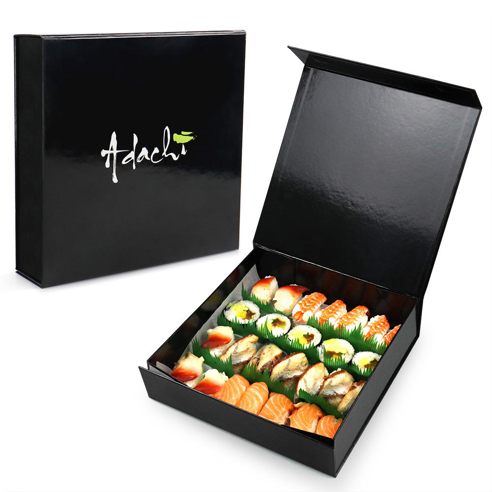 Holidaypacfactory vertical corporate chocolate gift box with custom logo embossing