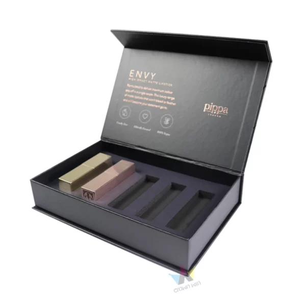 Holidaypacfactory custom lipstick box open view