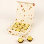 Holidaypacfactory luxury chocolate gift box open view