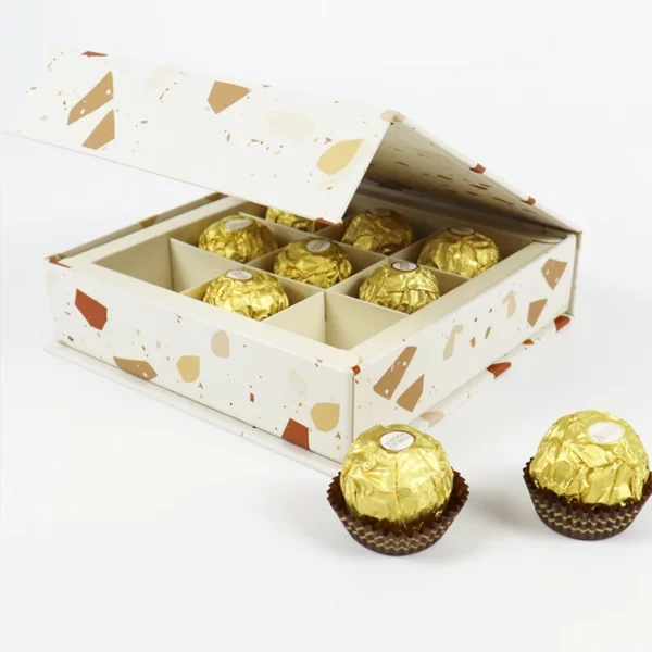 Holidaypacfactory luxury chocolate gift box structure detail