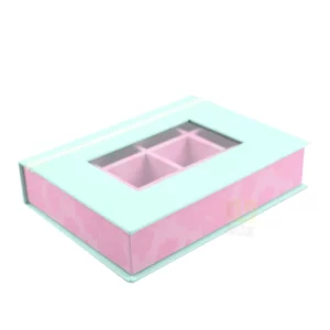 Holidaypacfactory chocolate selection box with window open view