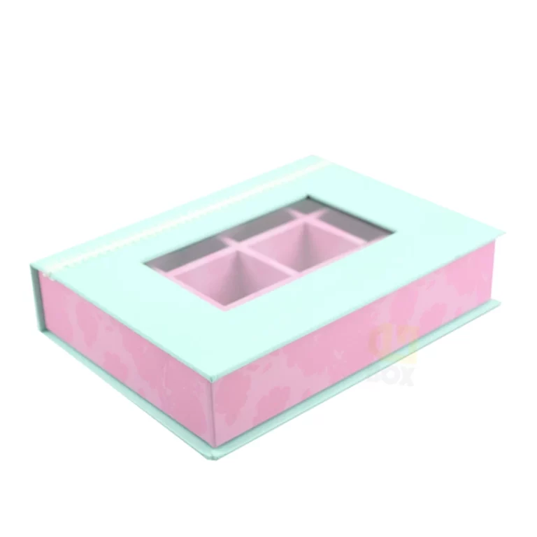 Holidaypacfactory Luxury Chocolate Selection Box with Clear Window realistic full frame packaging main image