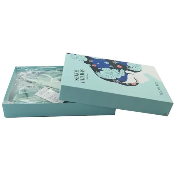 Holidaypacfactory luxury cardboard dress box open structure