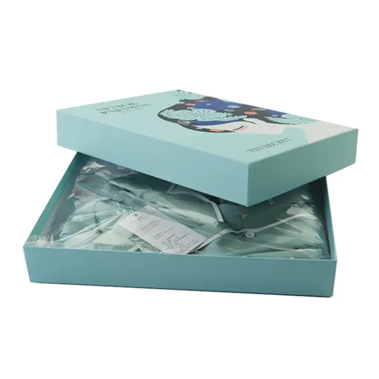 Holidaypacfactory Customized Brand Luxury Cardboard Clothing Dress Boxes for Apparel Packaging realistic full frame packaging main image