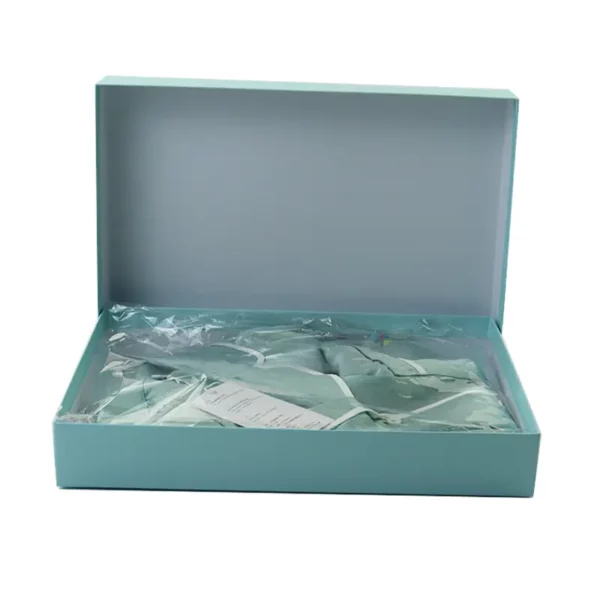 Holidaypacfactory luxury cardboard dress box detail angle