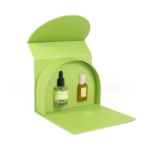 Holidaypacfactory magnetic perfume bottle gift box open view