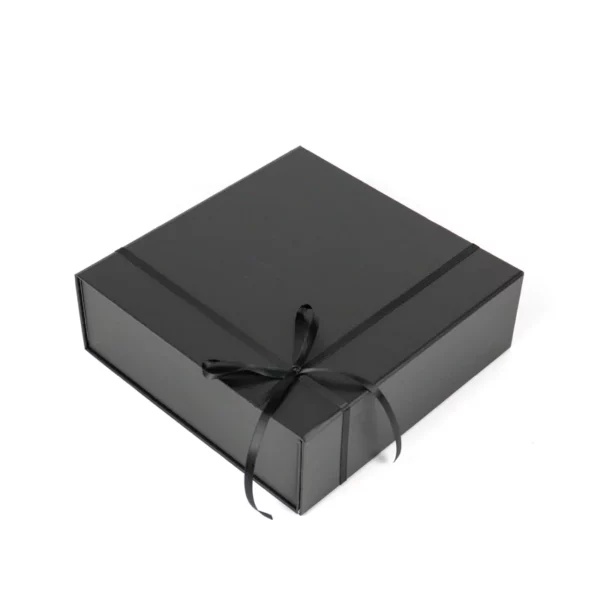 Holidaypacfactory clothing gift box with satin insert open structure