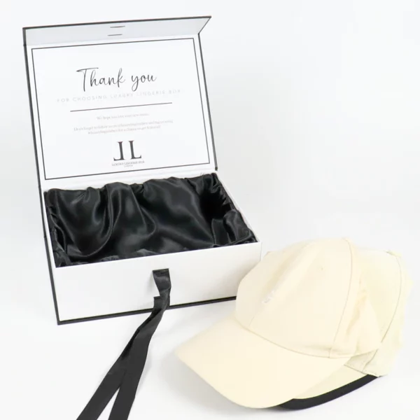 Holidaypacfactory cap and hat clothing packaging box open structure