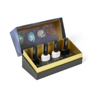 Holidaypacfactory nail polish set packaging box open view