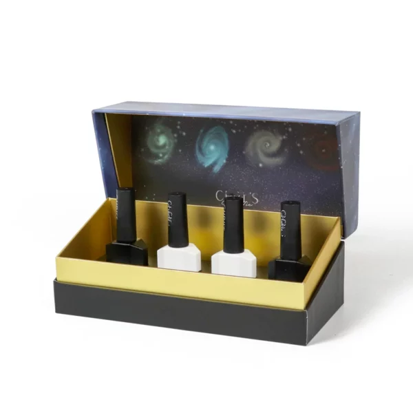 Holidaypacfactory nail polish set packaging box retail presentation