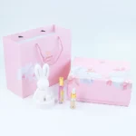 Holidaypacfactory luxury skin care gift set box with bag structure detail