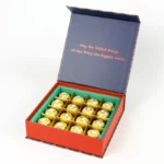 Holidaypacfactory printed chocolate packaging box retail presentation