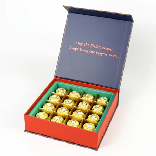 Holidaypacfactory printed chocolate packaging box retail presentation