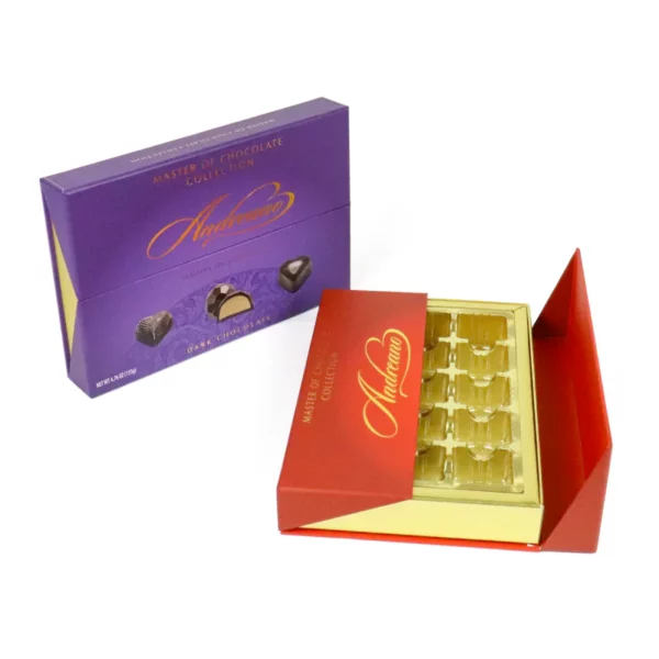 Holidaypacfactory double door gourmet chocolate gift box retail presentation