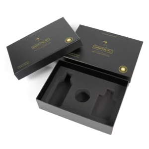 Holidaypacfactory printed perfume packaging box open view