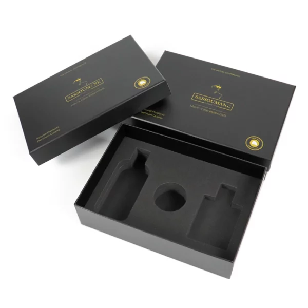 Holidaypacfactory printed perfume packaging box open view