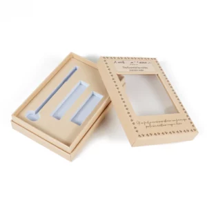 Holidaypacfactory lipstick product retail box open view